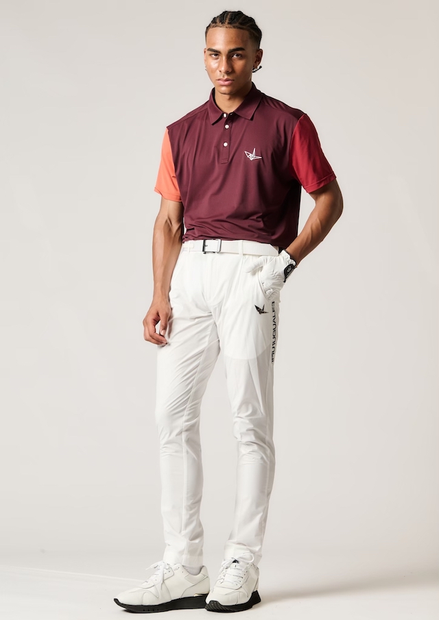 1PIU1UGUALE3 GOLF 白 革製 ゴルフグローブ サイズ23 Ｍ相当 Golf Style ゴルフ グローブ 左手 メンズ レディース 兼用 PGA