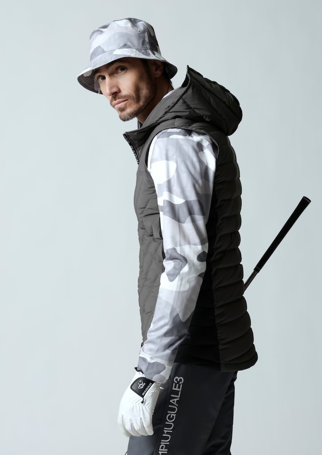 113 GOLF DOWN VEST |1PIU1UGUALE3(ウノ ピゥ ウノ ウグァーレ