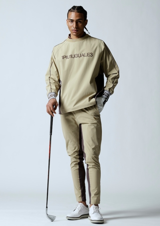 ウノピュウ ゴルフ リブパンツ グレー 113G 1PIU1UGUALE3 GOLF - RIB PANTS / ポーラテック リブパンツ