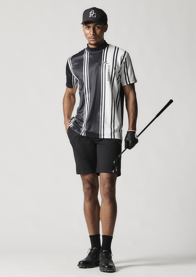113 GOLF S/S MOCK NECK STRIPE / 6月入荷予定 |1PIU1UGUALE3