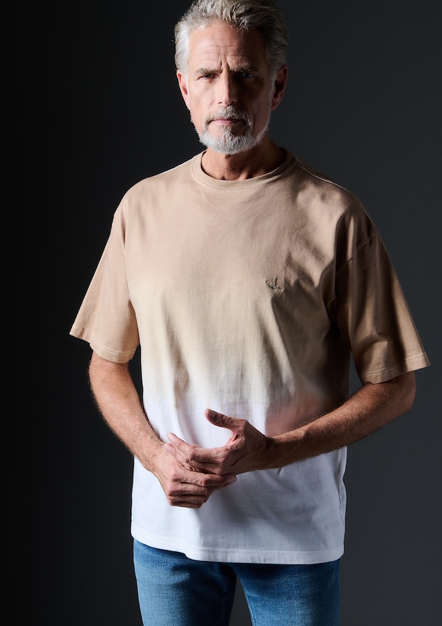 113 GRADATION TEE |1PIU1UGUALE3(ウノ ピゥ ウノ ウグァーレ トレ