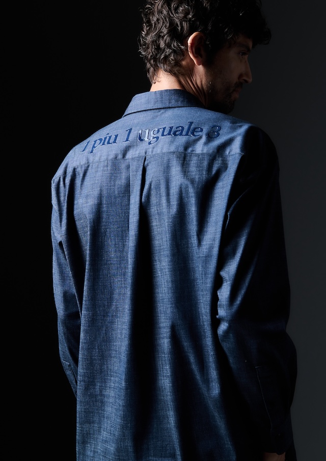 1piu1uguale3 BIG SHIRTS ビッグシャツ ドロップショルダー オーバー