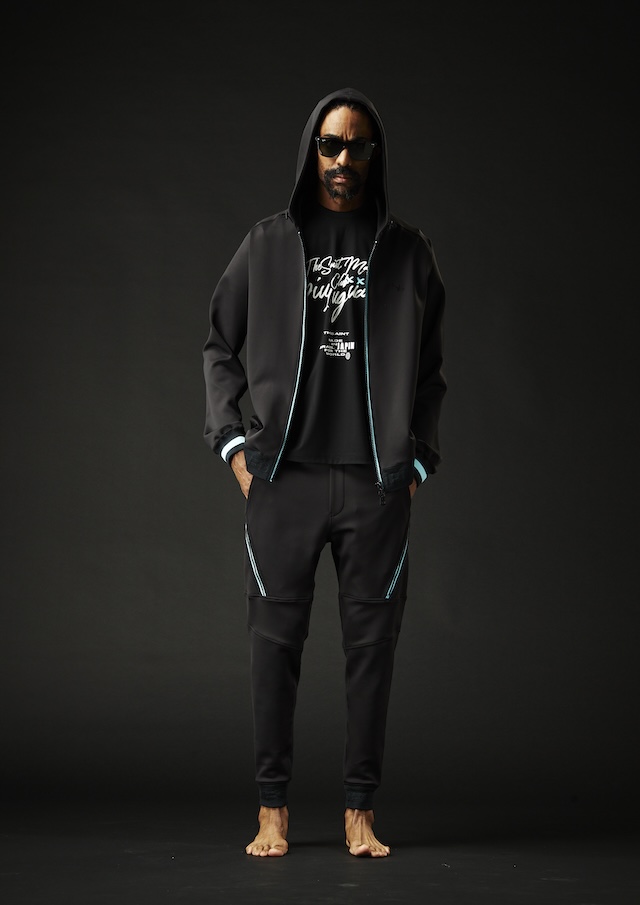 113 SPORT DIAGONAL ZIP RIB PT |1PIU1UGUALE3(ウノ ピゥ ウノ