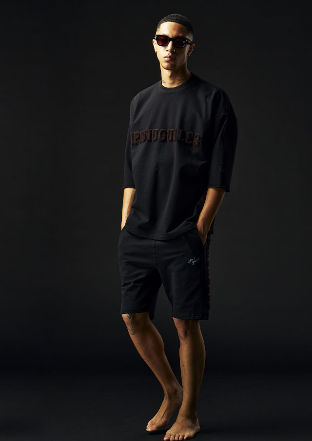 113 SPORT LOOSE FIT CREW 3/4 |1PIU1UGUALE3(ウノ ピゥ ウノ