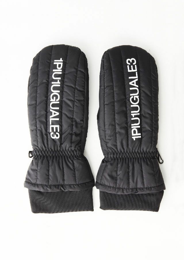 113 GOLF MITTENS (BLACK) |1PIU1UGUALE3(ウノ ピゥ ウノ ウグァーレ