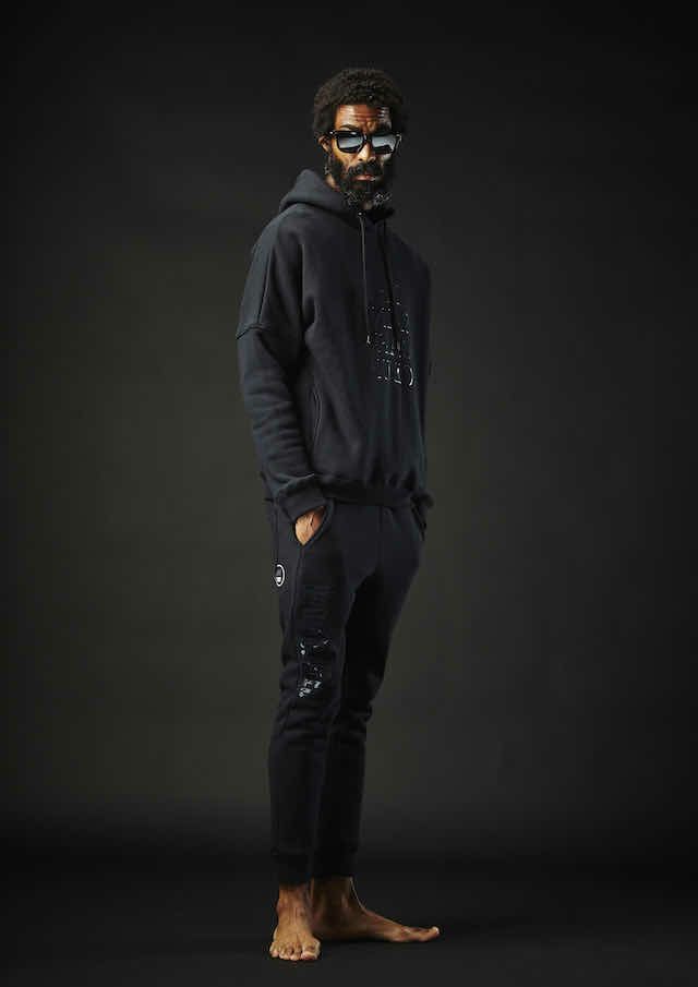 113 SPORT / THESAINT MAFIA / T.S.M.C LOOSE FIT PO HOODED BLACK