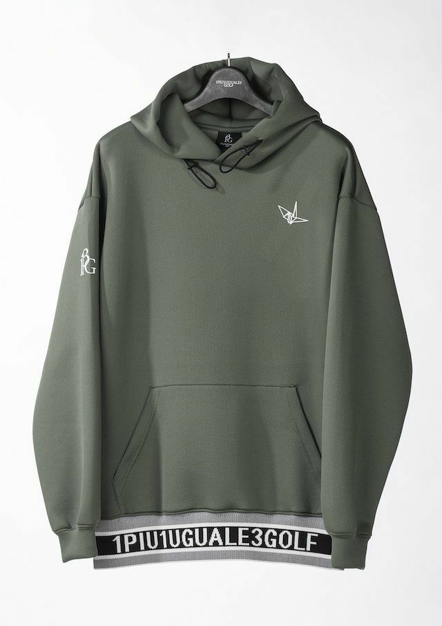 1PIU1UGUALE3GOLF CRAZY WINDBREAKER SETUP 113 GOLF LOGO RIB
