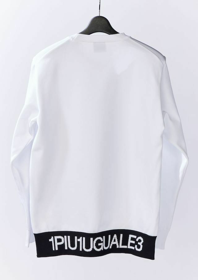 113 GOLF CREW NECK KNIT LOGO RIB |1PIU1UGUALE3(ウノ ピゥ ウノ  