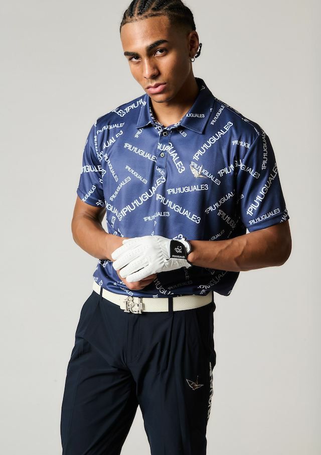 113 GOLF S/S POLO RANDOM 1PIU1UGUALE3 LOGO |1PIU1UGUALE3