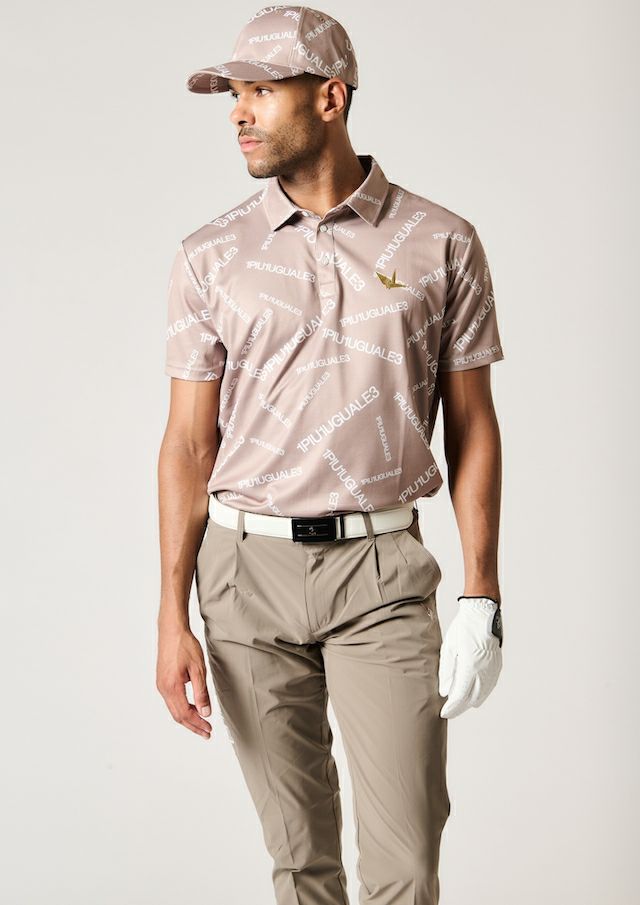 【未使用】1piu1uguale3 GOLF ランダムロゴワンピース サイズ2 113 GOLF S/S POLO RANDOM 1PIU1UGUALE3 LOGO |1PIU1UGUALE3