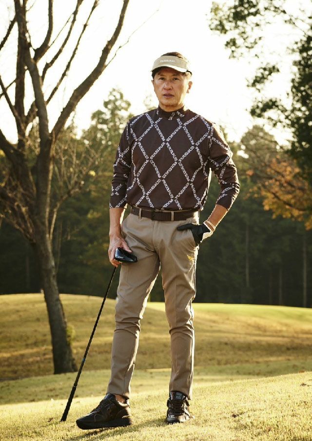 113 GOLF L/S MOCK NECK ARGYLE LOGO × HIROKUNI TOGA Vol.11 |1PIU1UGUALE3(ウノ  ピゥ ウノ ウグァーレ トレ)公式オンラインショップ