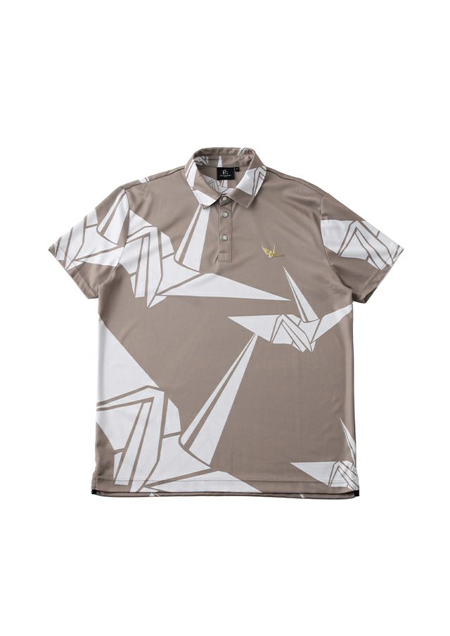 113 GOLF S/S POLO ORIGAMI CRANE |1PIU1UGUALE3(ウノ ピゥ ウノ ウグァーレ トレ)公式オンラインショップ