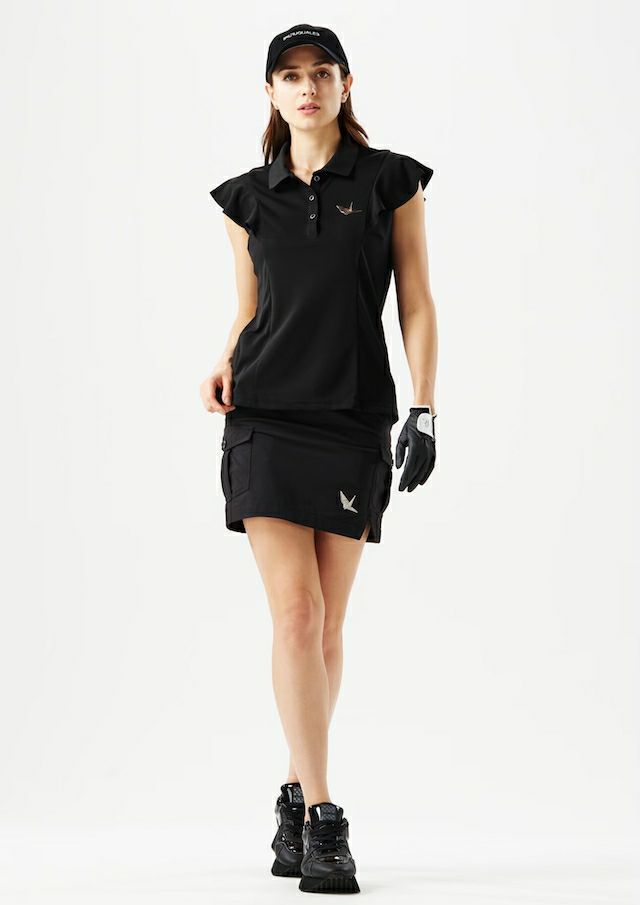 LADIES' 113 GOLF FRILL POLO |1PIU1UGUALE3(ウノ ピゥ ウノ