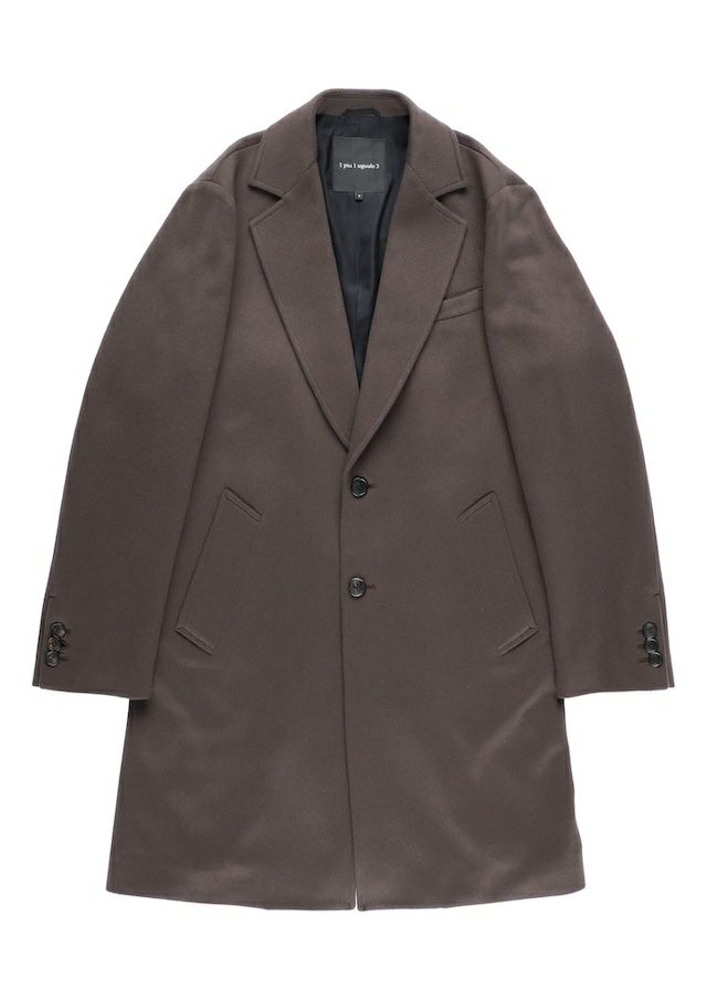 試着のみ 1piu1uguale3 CRAZY WRAP べたつか COAT ラップコート