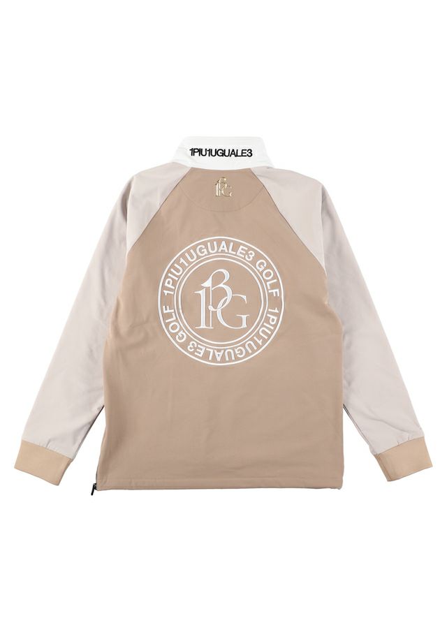 1piu1uguale3 - 1piu1uguale3 golf ハーフジップ II 1PIU1UGUALE3 GOLF - 113 GOLF HALF ZIP / 刺繍サークルロゴ