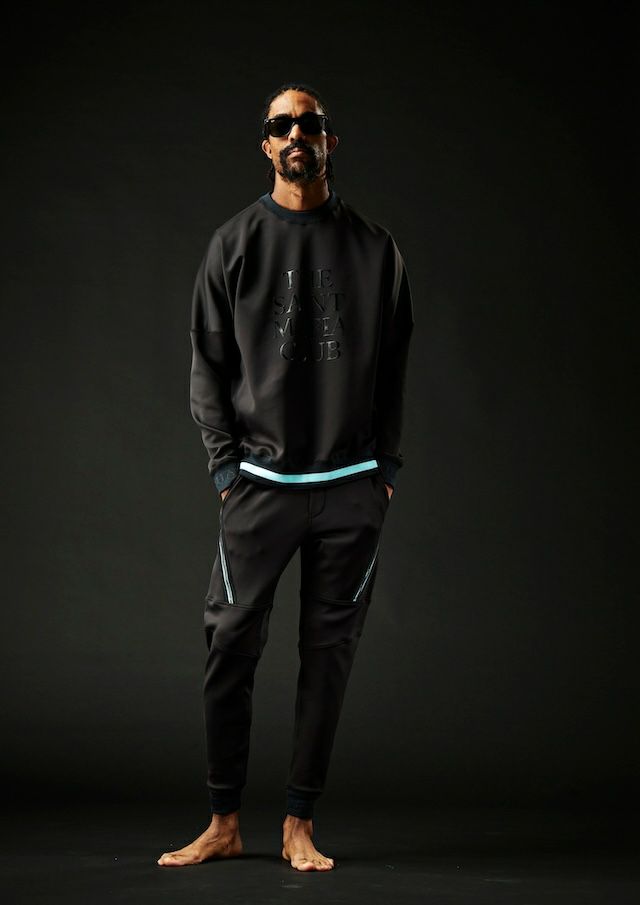 ユウタ1piu1uguale3 SPORT LOGO RIB SETUP 113 SPORT DIAGONAL ZIP RIB PT |1PIU1UGUALE3(ウノ ピゥ ウノ