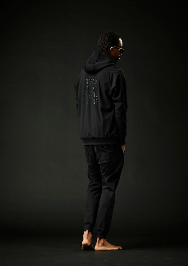 1PIU1UGUALE3 SPORT 113 SPORT×THESAINT MAFIA ZIP UP PARKA 1PIU1UGUALE3 - 113 SPORT / THESAINT MAFIA ZIP UP PARKA BLACK