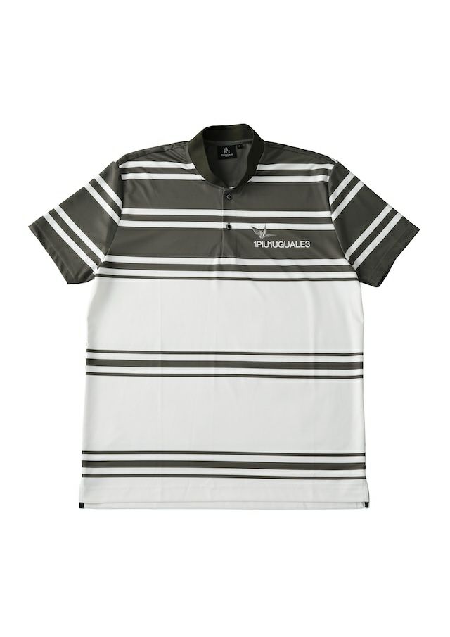 113 GOLF S/S BLADE POLO BORDER |1PIU1UGUALE3(ウノ ピゥ ウノ