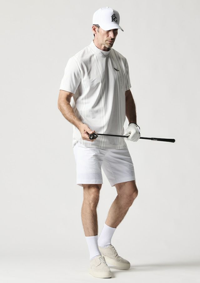 113 GOLF S/S MOCK NECK STRIPE / 6月入荷予定 |1PIU1UGUALE3