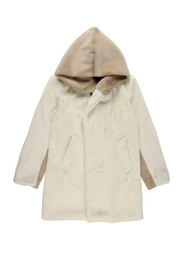 ジャケット・アウター 1piu1uguale3 MOUTON HOODED WRAP COAT K ジャケット・アウター 1piu1uguale3 MOUTON HOODED WRAP COAT K