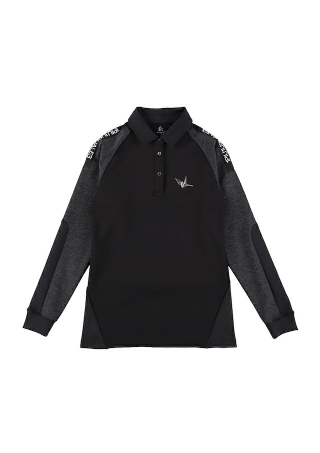 メンズウェア 1PIU1UGUALE3 Big Print Poloshirt Black BIG POLO |1PIU1UGUALE3(ウノ ピゥ ウノ ウグァーレ トレ)公式