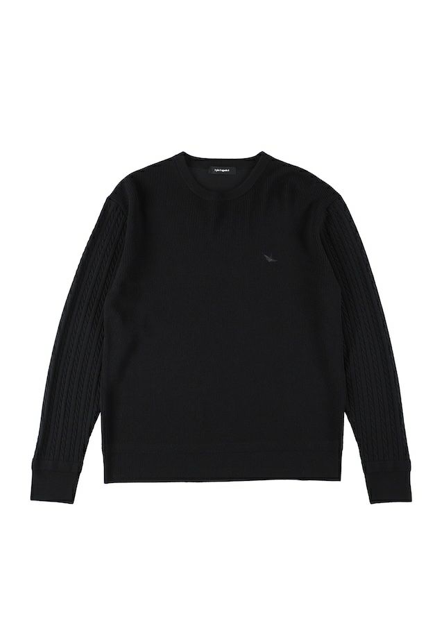 【洗える 完売品】1PIU1UGUALE3 FULL LOGO KNIT 黒 L KNIT (ニット) | 1PIU1UGUALE3