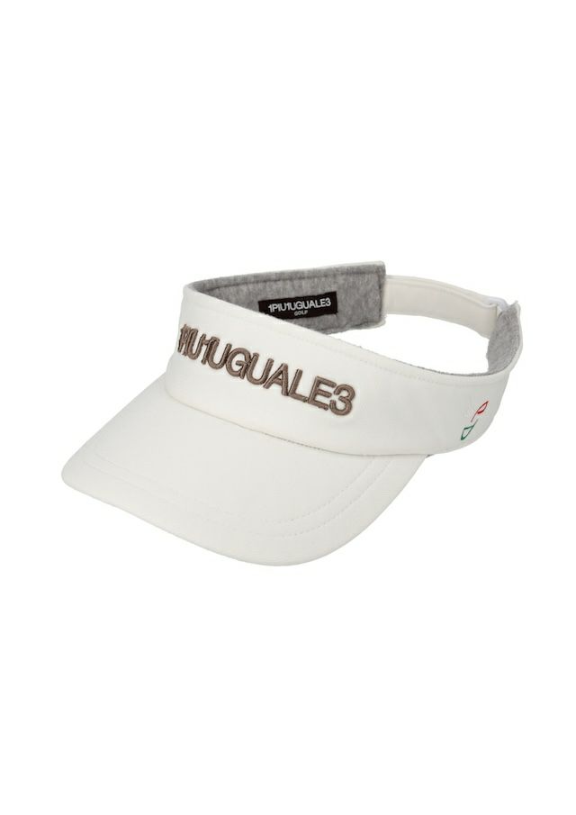 1PIU1UGUALE3 ゴルフキャップ ホワイト 1PIU1UGUALE3 GOLF ウノピゥウノウグァーレトレ ゴルフ メンズ COTTON